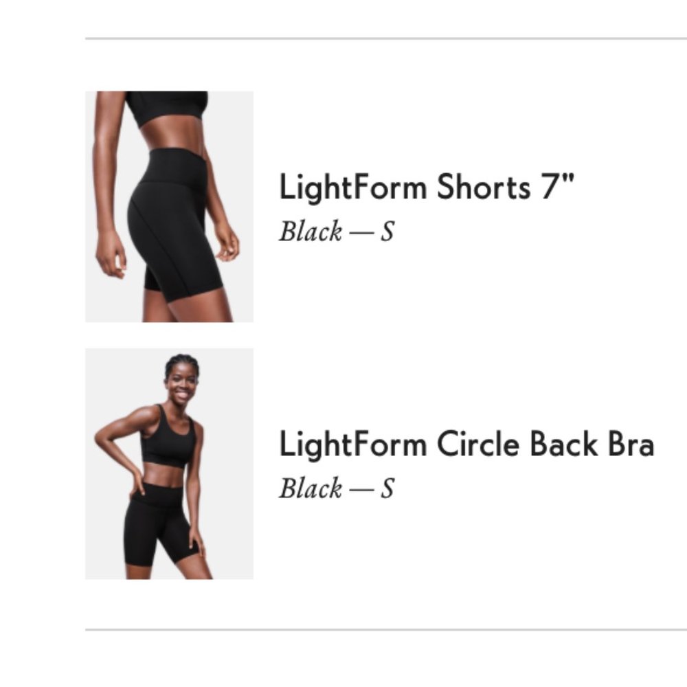 Outdoor Voices- LightForm Circle Back Bra Black